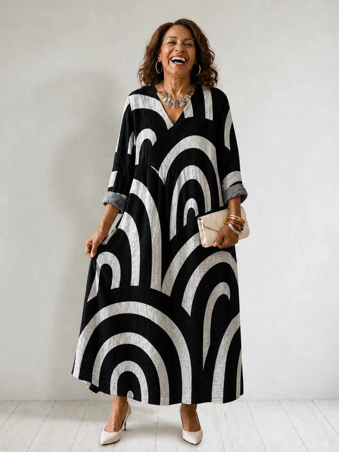 Women's Printed Summer Dress | Lightweight Flowy Sundress
